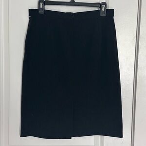 Dressbarn Elegant Black Pencil Skirt Size 8